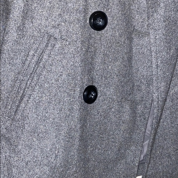 EUC Gray Wool Peacoat - Picture 2 of 6